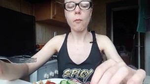 Pasta for breakfast | Food fetish | Sitophilia